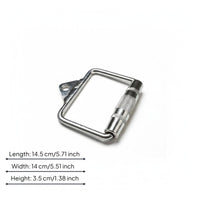 All Steel Gym Pulley Handle Heavy Duty Single D Handle Long-Lasting V Bar Attachment Polished Surface