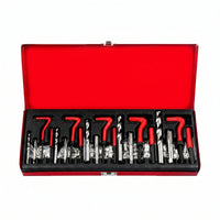 Metric Thread Repair Kit 131-Piece Portable Tap and Die Repair Kit