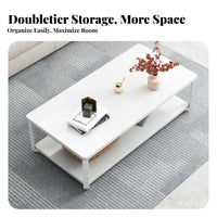 Modern Minimalist Coffee Table Sturdy and Stable for Small Areas, Home, Adults