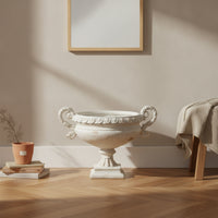 Urn Planter with Pedestal Rustic Urn Planter Classic for Entryway