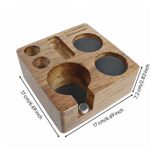 Espresso Tamping Station Multifunctional Portafilter Holder Base for Cafe