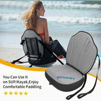 Inflatable Paddle Board Seat SUP Kayak Seat for Surfboard