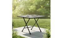Space-Saving Square Folding Table Compact Foldable Table Portable Non-Slip for Small Apartment