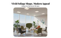Freestanding Rolling foliagepattern Partition Mobile Design Space separater Stylish emphasis Privacy Screen Portable for Interior Designers, sectionice Managers, Public Leisure Area, School, Classroom, Restaurant
