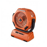Compact Rechargeable Fan with Power Bank Battery Operated Portable Fan with Digital Display for Tent