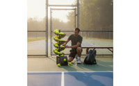 Automatic Ball Feeder with Tripod Sturdy Pickleball Launcher Adjustable Pickleball Machine User-Friendly for Solo Training