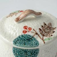 Mino Ware Sakura Steamer Bowl, Ceramic, Japanese Style