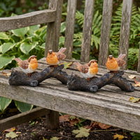 Robin Bird Figurine for Garden & Home Decor, Miniature Landscape Ornament