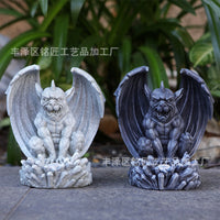 Gothic Vintage Gargoyle Solar Light Resin Statue