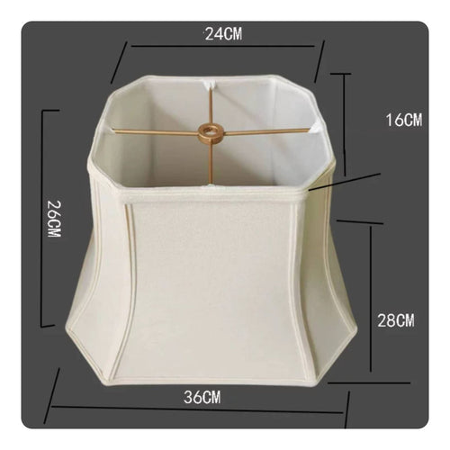 Ceramic Lamp Shade Cover Handmade Cloth Lampshade Easy to Install for Bedroom