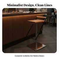 Adjustable rotating tavernstool Minimalist Design Pedestal Stool with support Support