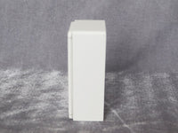 1:12娃娃屋dollhouse迷你家具微缩厨房场景白色复古单门冰箱模型