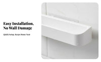 Wall Mounted Slipper Rack Space-Saving Draining Shoe Shelf Easy Installation Punch Slipper Storage for Families, Washroom, Dorm Room, Behind Door