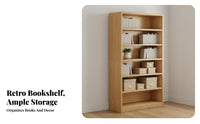 Large Capacity Freestanding Bookcase Sturdy and Long-Lasting Tall Book Cabinet Versatile Tall Bookshelf Stylish Design for Students, Homeowners, Collectors