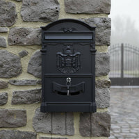 Vintage Wall Mailbox Waterproof Locked Mailbox Weather-Resistant for Garden