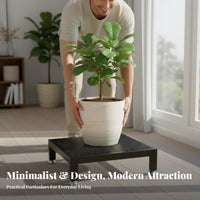 Rolling Plant Cart Stable Rolling Plant Stand Multi-Functional for Living Room
