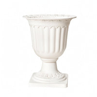 Flower Pot with Pedestal Decorative Plastic Urn Planter Lightweight for Florists