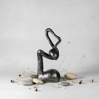 Abstract Art Sculpture Moody Resin Statue Unique for Entryway, Shelf, Homeowners