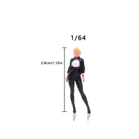 1/64 Scale Woman Figurine Realistic Design Miniature Scene People Figure