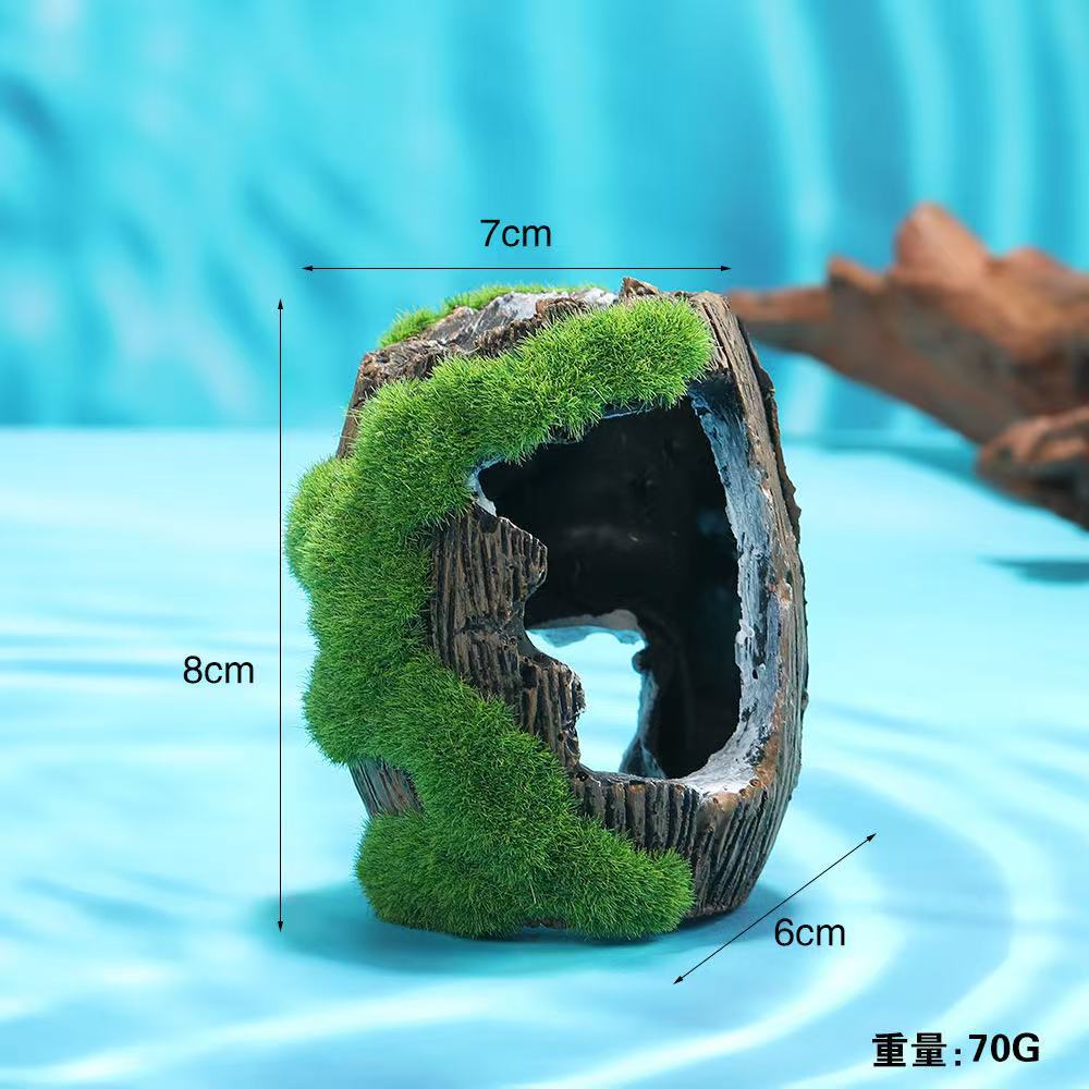 S Barrel with Moss