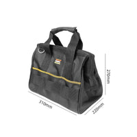 Zippered Electrician Tool Bag Multi-Pocket Tool Bag with Shoulder Strap Long-Lasting Portable for Electricians, Technicians, Contractors, Job Site, Worksite