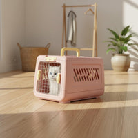 Airline Pet Carrier Sturdy Hard-Sided Pet Carrier Spacious Interior