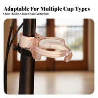 Quick Release Bike Cup Holder Anti-Slip Grip Bike Cup Holder Easy Installation for Cyclists, Commuters, Commuting, City Riding, Travel