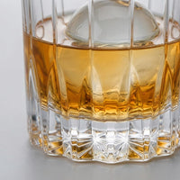 Japanese Cut Crystal Whiskey Glass, Minimalist Style
