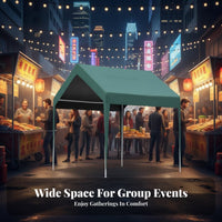 Commercial Market Tent Windproof Outdoor Event Canopy Protection Outdoor Vehicle Shelter for Car Owners, Homeowners, Parking Lot, Driveway, Garden