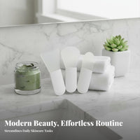 Easy to Clean Silicone Mask Brush Reusable Facial Mask Spatula Skin-Friendly for Beauty Professionals, Travelers, Travel, Bathroom, Gym Bag