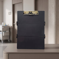 Three-Section Clipboard Portable Foldable Clipboard Compact Stationery for Professionals, Students, Hospital, Field Work, Office