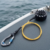 Unrestricted Diving Safety Lanyard Swivel Hardware Clip Carabiner Lanyard