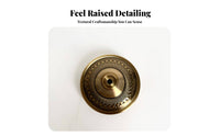 Low-Profile Metal Lamp Base
