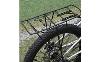 Child Cycle Carrier Rack Adjustable Kids Bike Rear Rack Sturdy Metal