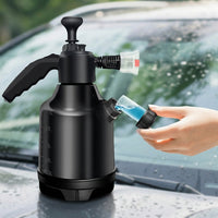 Watering Can and Spray Bottle for Garden Sprayer Use, Pressure Sprayer for Car Wash and Car Foam, 14*36cm Pump Sprayer with Hand Pump, PP Bottle