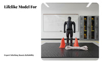 Foldable Fire Rescue Mannequin Life-Size Weighted Training Mannequin Sturdy Anthropomorphic Sandbag Thickened Material for Police Officers, Automotive Engineers, Combat Artists