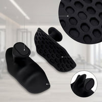 Silicone Gym Grips Pads Soft Silicone Grip Pads Weightlifting Grips Anti-Slip Textured for Weightlifters, Weight Training