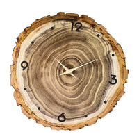 Wood Slice Wall Clock Minimalist Wood Slice Clock Decorative for Bedroom