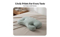 High Resilience Ergonomic Latex Pillow Breathable Side Sleeper Pillow for Adults, Women, Sleeping, Napping, Bedroom