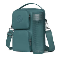 Large Capacity Short Trip Shoulder Bag Lightweight Water-Resistant Multi-Compartment
