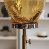 Hat Display Head Detachable Design Hairpiece Stand Gold Finish