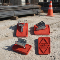 Ladder Foot Sleeve Molded Ladder Leg Protector Textured Hardware for Homeowners, Handymen, Home Maintenance, Workshop