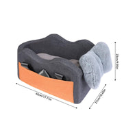 Dog Car Bed Washable Pet Car Seat Removable for Car Trip