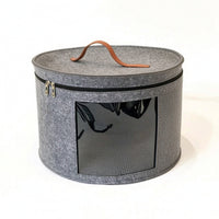 Clothes Storage Bin with Clear Window Dustproof for Bedroom
