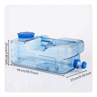 Water Storage Bucket with Faucet Reusable Water Storage Container with Spigot Wide Opening for Journeyers, Emergency Preparedness