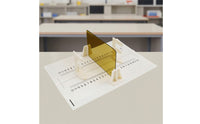 Plane Mirror Imaging Apparatus Transparent Optics Demonstrator Upright Physics Equipment for Teachers, School Experimentation Area