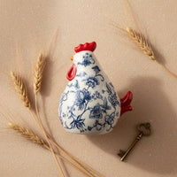 Ceramic Cockerel Figurine American Retro Design Farmhouse Chicken Decor