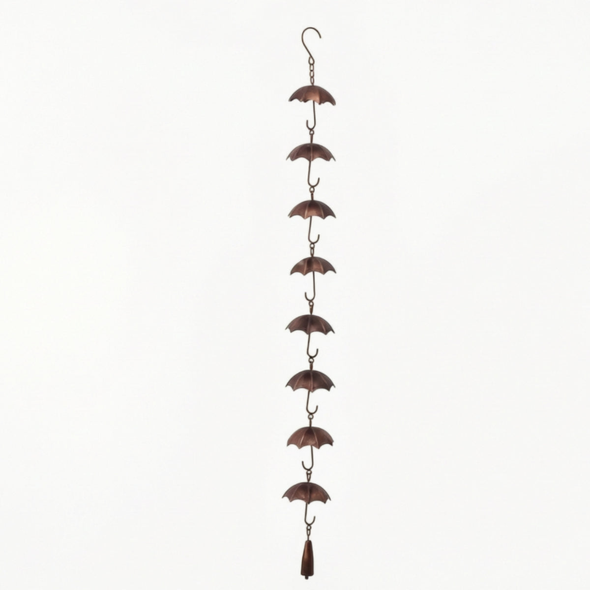 Rain Chain with Umbrellas Hanging Umbrella Rain Chain Weather-Resistant for Yard