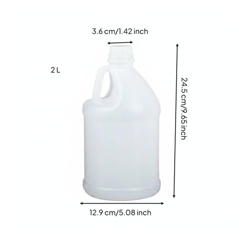 1 Gallon Plastic Jug Corrosive and Alkali Resistant 3.8L HDPE Bottle