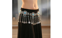 Exotic Flair Ethnic Design Belly Dance Belt Bohemian Coin Belly Chain Fashion Accessory for Beach